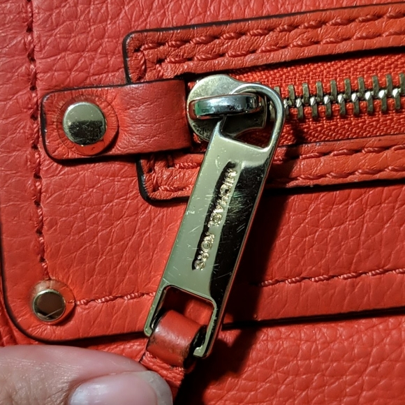 Michael Kors Red Orange Bag - Picture 5 of 10